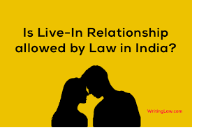 live in relationship in india की प्रासंगिकता