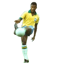 Brazilian great footballer Pele